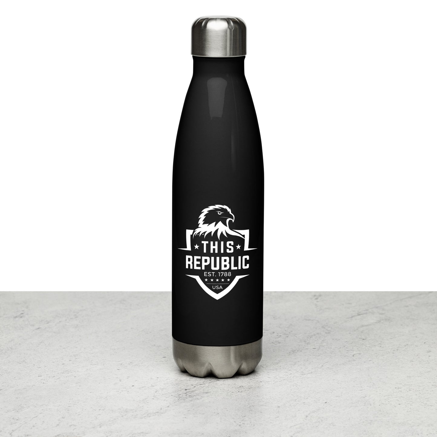 Stainless steel water bottle